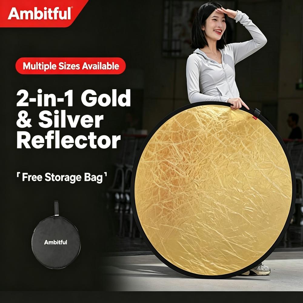 Reflector Disc Silver - Ambitful 2 en 1, Difusores de