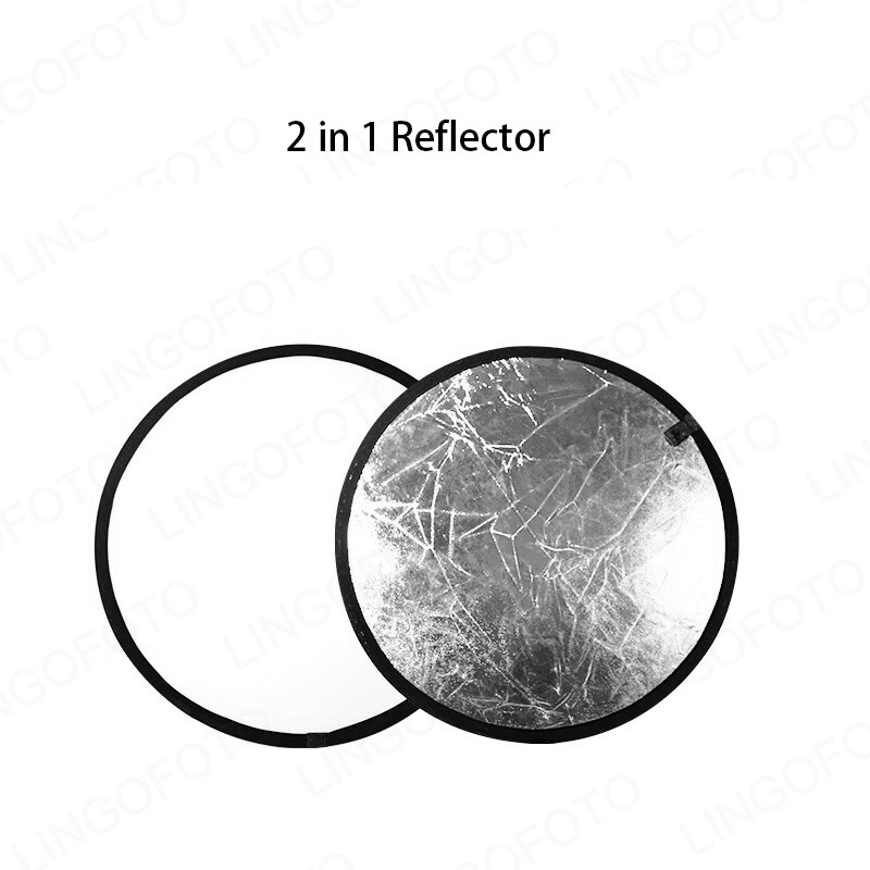 Reflector Disc Silver - Reflector de Luz Redondo Plegable 2