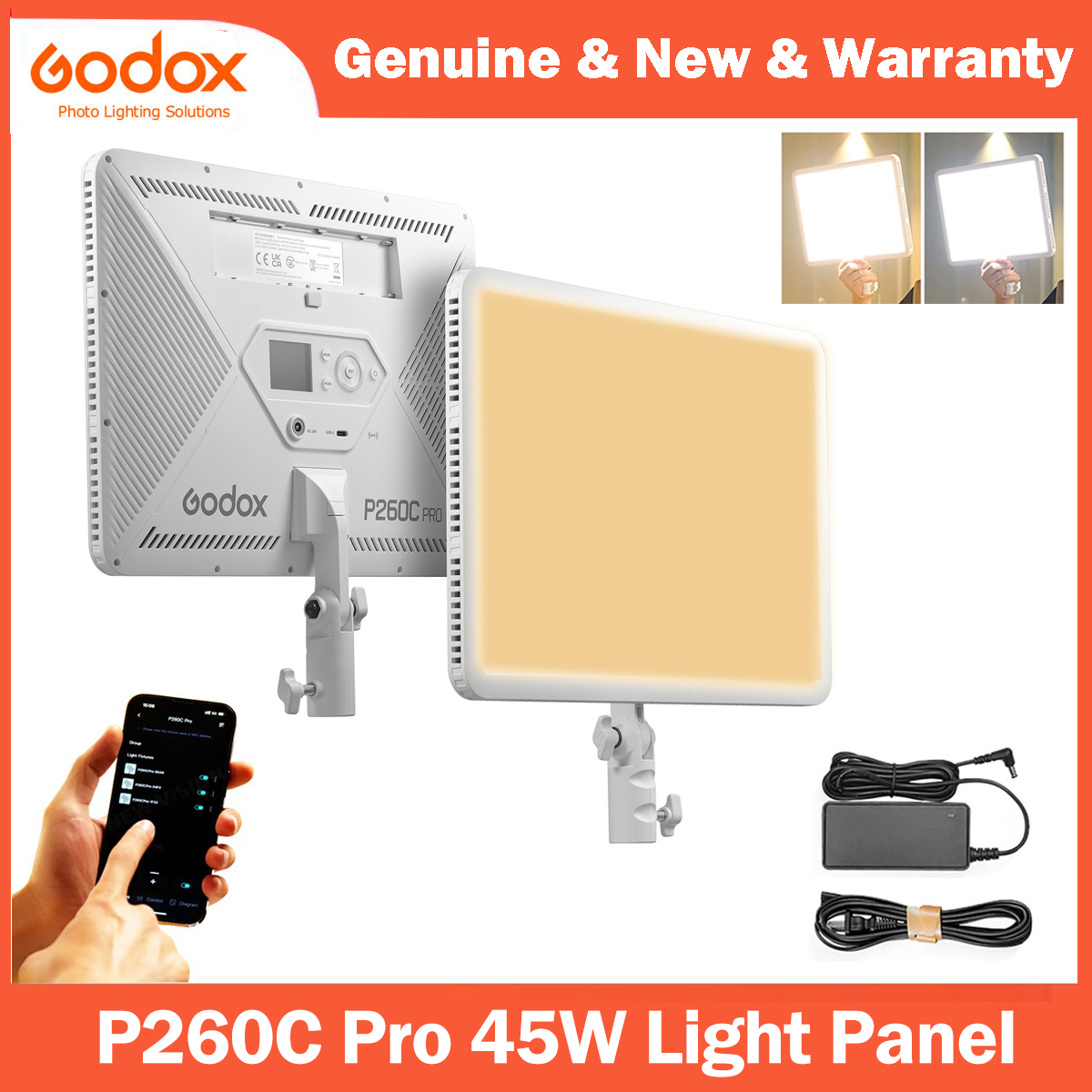 Photography Lighting Board - Godox P260C Pro Panel de luz