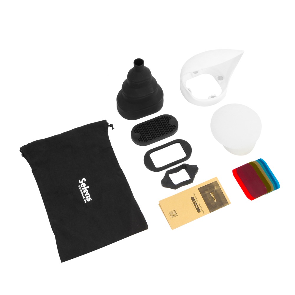 Honeycomb Grid Filter - Selens-Kit de accesorios de Flash magnético,