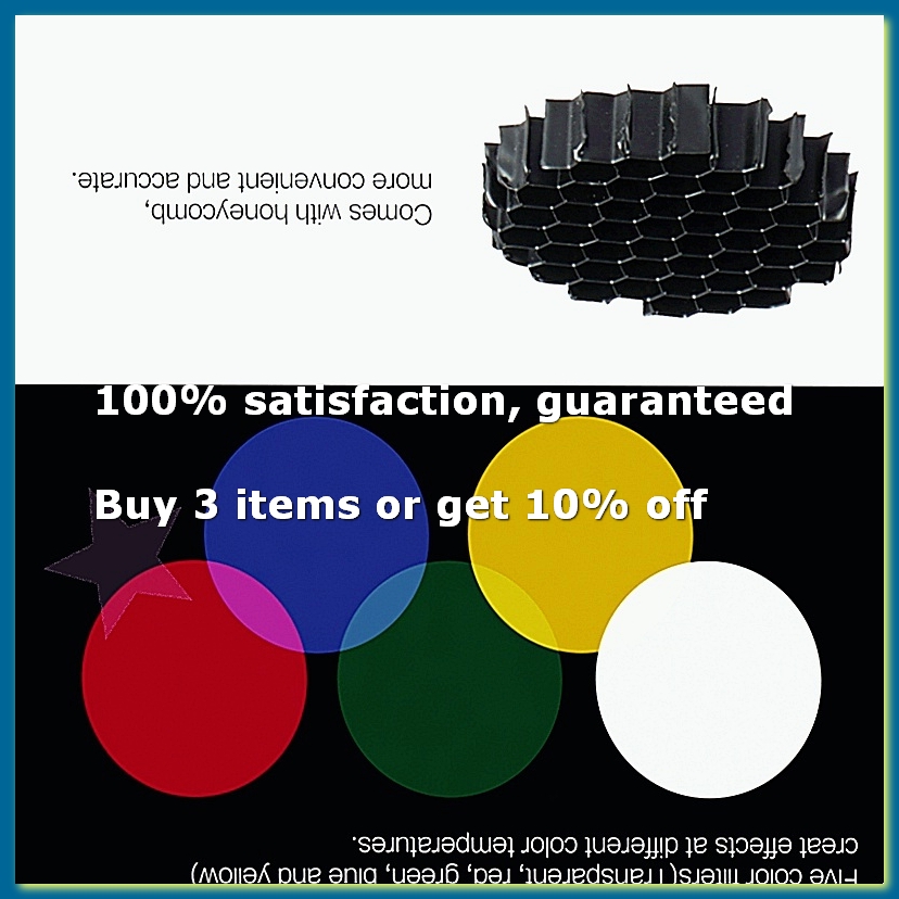 Honeycomb Grid Filter - Kit de 5 Filtros de Color