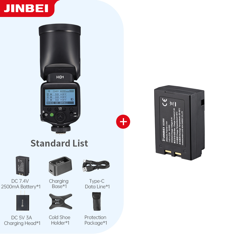 JINBEI HD-1 Flash de Cabeza Re - Photography Lighting With Flash reseña y precio