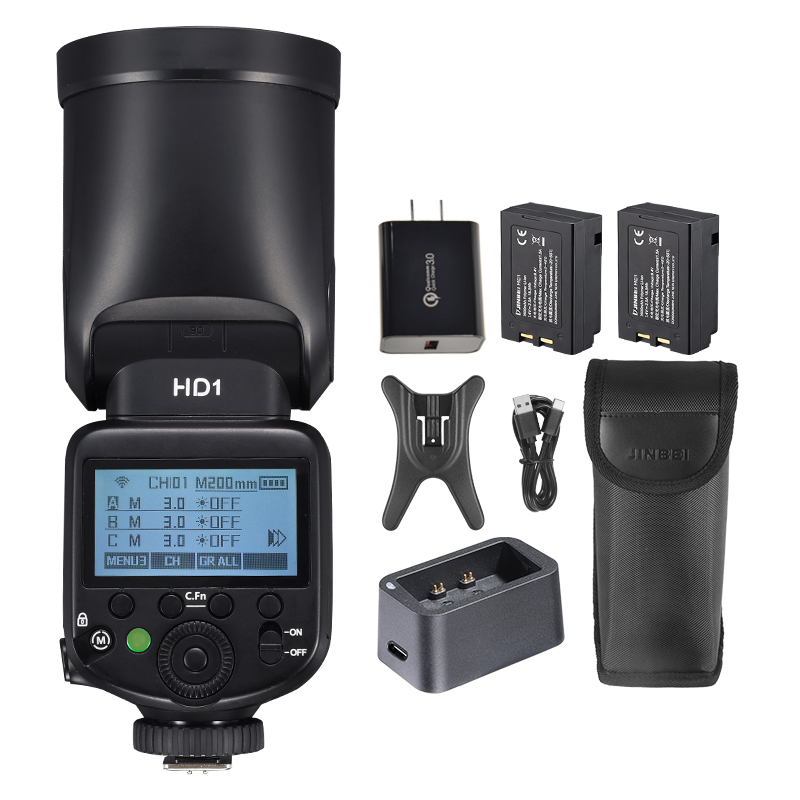JINBEI HD-1 Flash de Cabeza Re - Photography Lighting With Flash reseña y precio