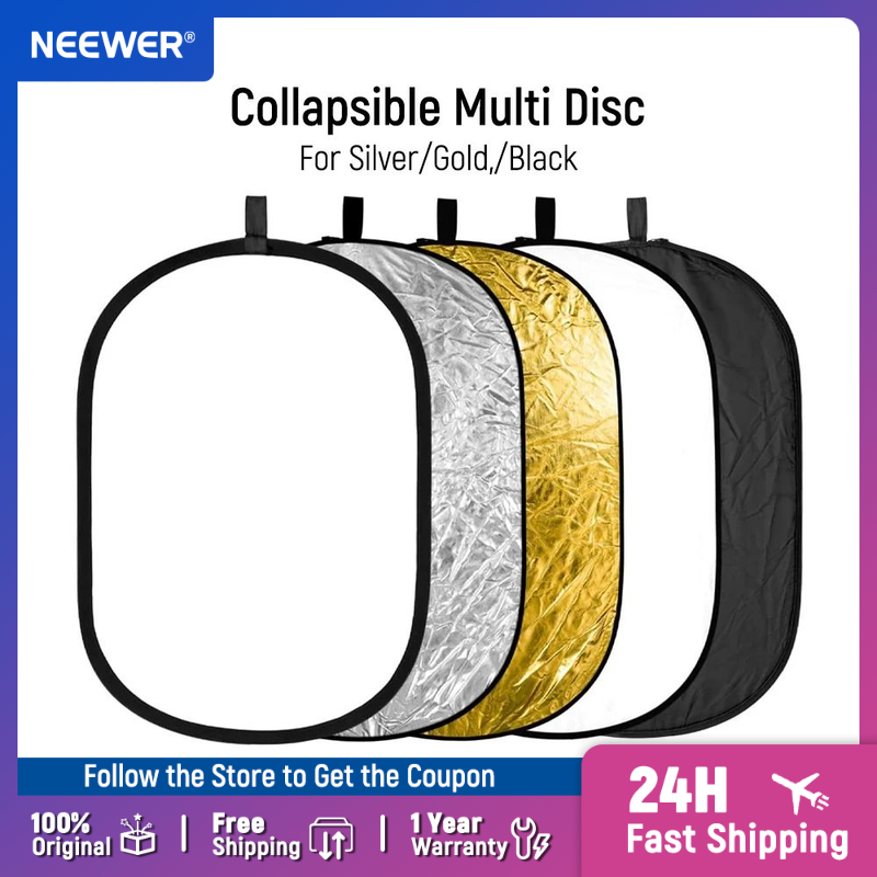 NEEWER Reflectores de Luz para - Reflector Disc Silver reseña y precio