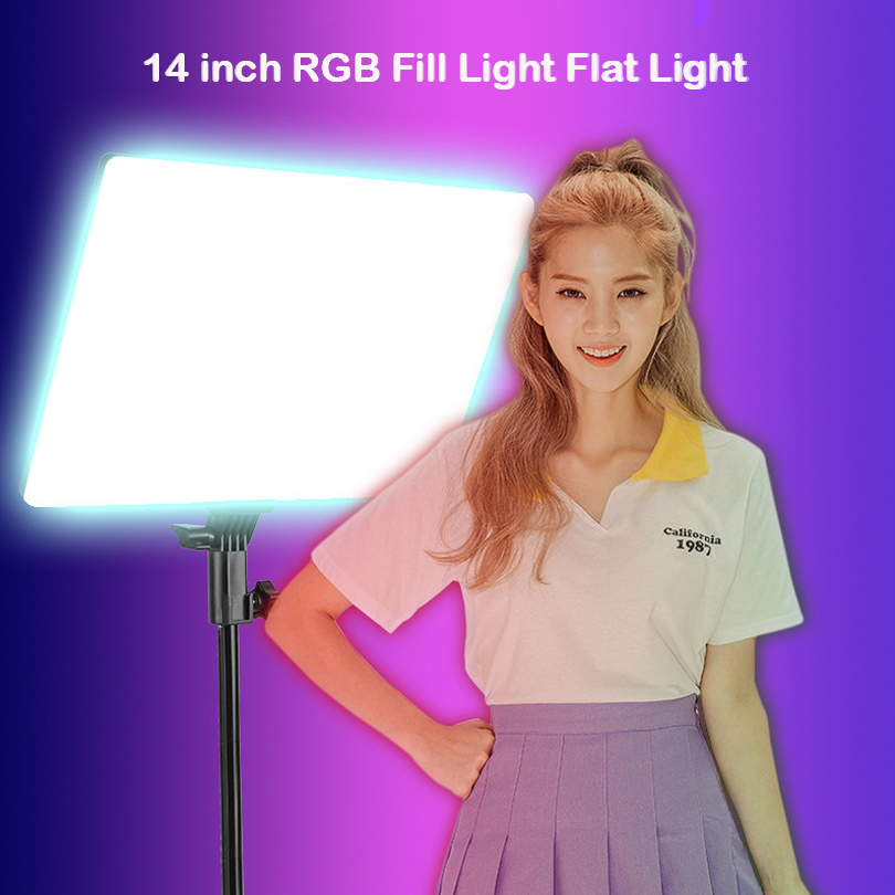 Luz LED de vídeo RGB de 14 pul - Photography Lighting Board reseña y precio