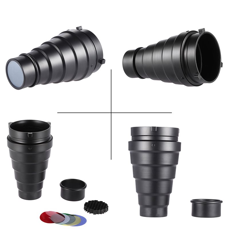A52T 3X Snoot Cónico con Rejil - Honeycomb Grid Filter reseña y precio