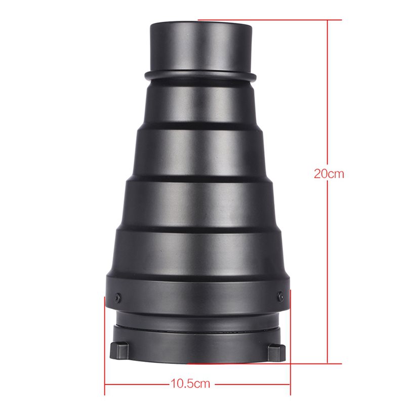 A52T 3X Snoot Cónico con Rejil - Honeycomb Grid Filter reseña y precio