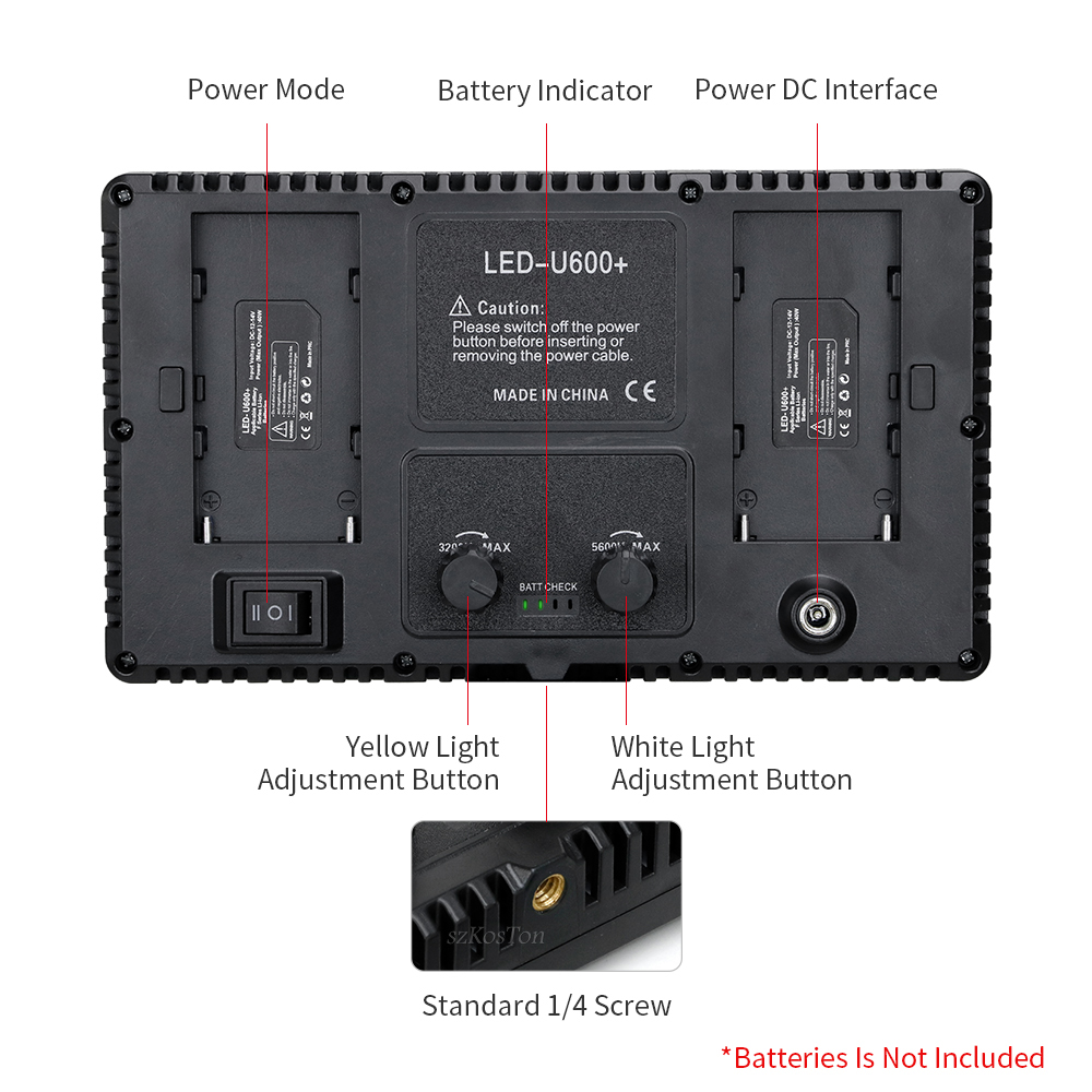 Luz LED de estudio fotográfico - Photography Lighting Board reseña y precio