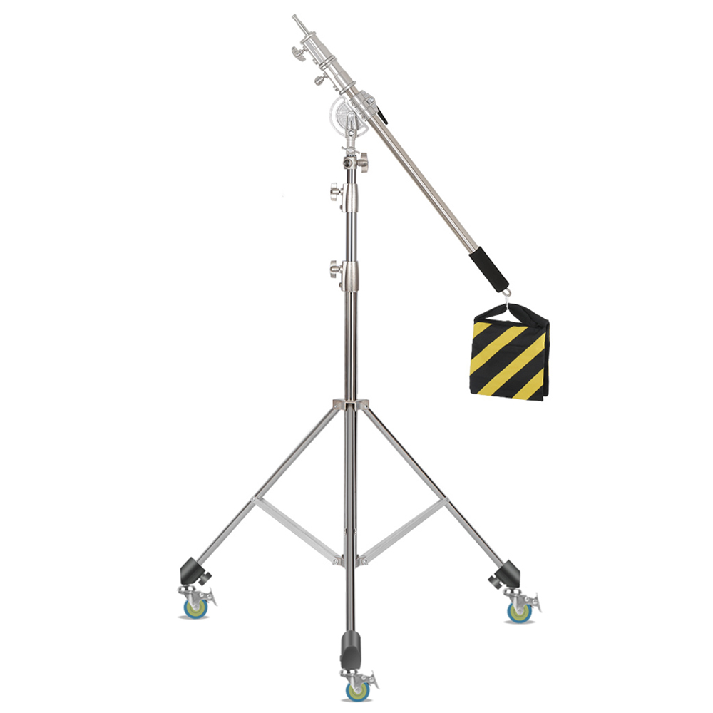 Soporte de luz de acero inoxid - Photography Lighting Material reseña y precio