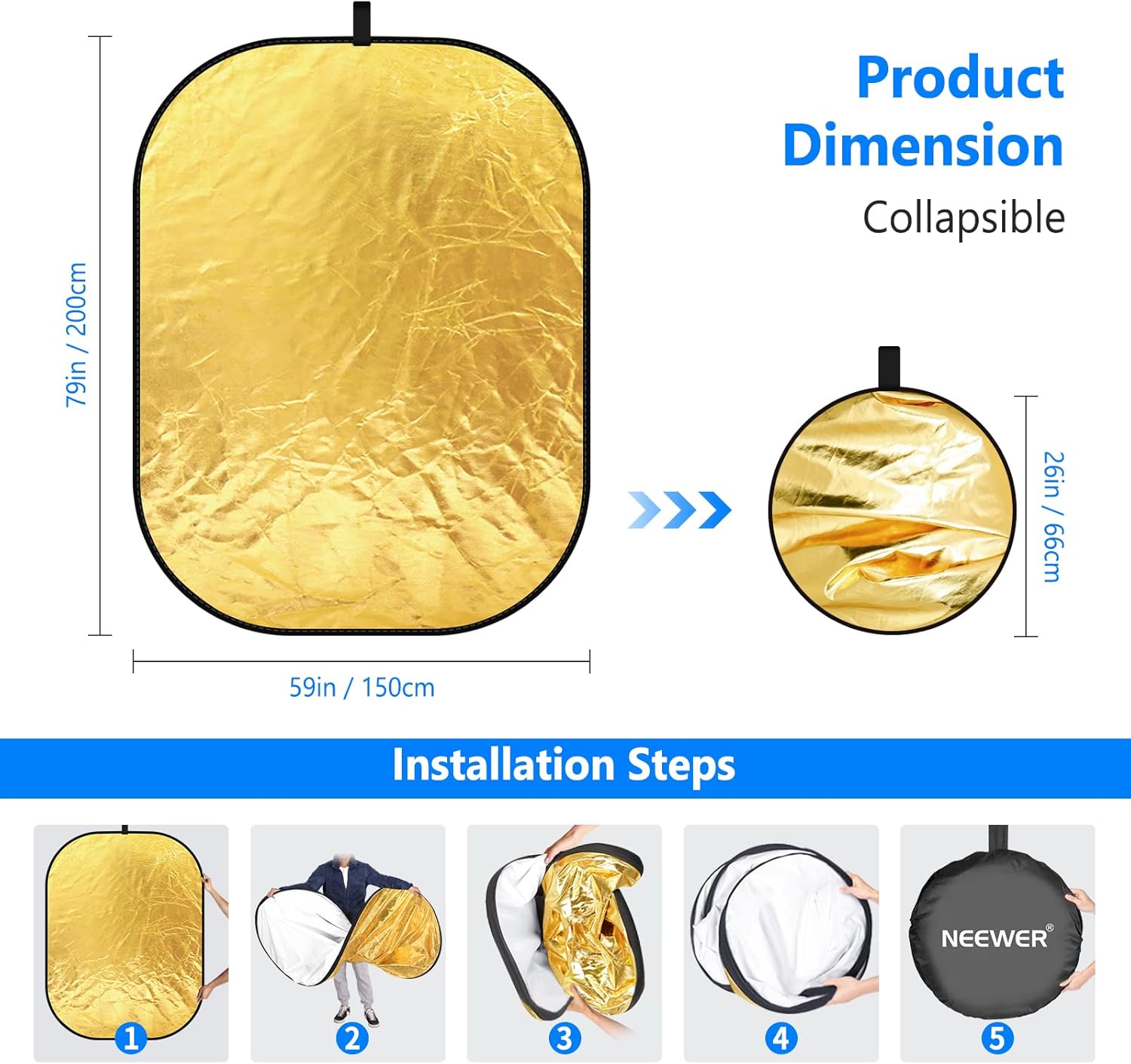 Reflector de Luz para Fotograf - Reflector Disc Silver reseña y precio