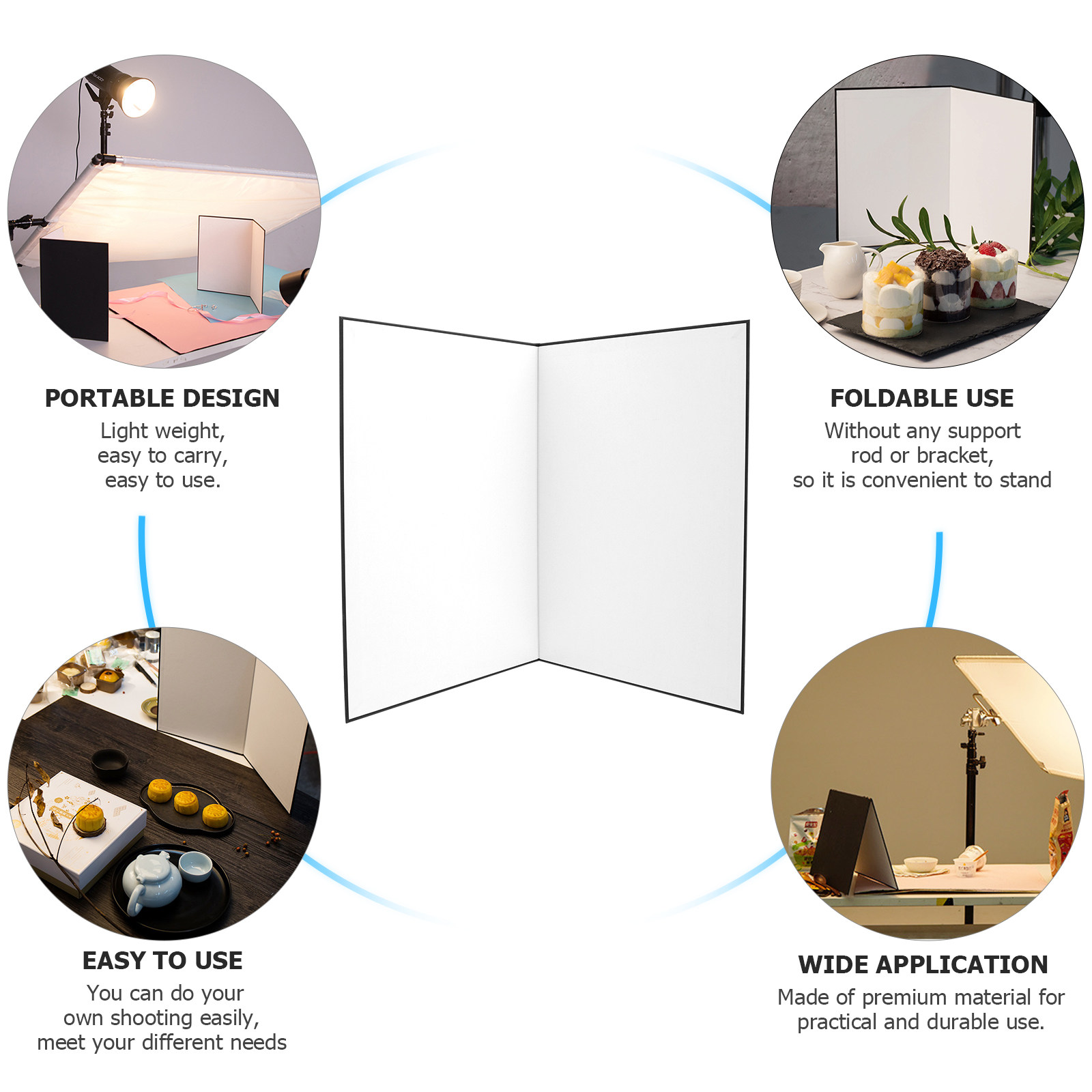 Tablero Reflectante Plegable A - Photography Lighting Board reseña y precio