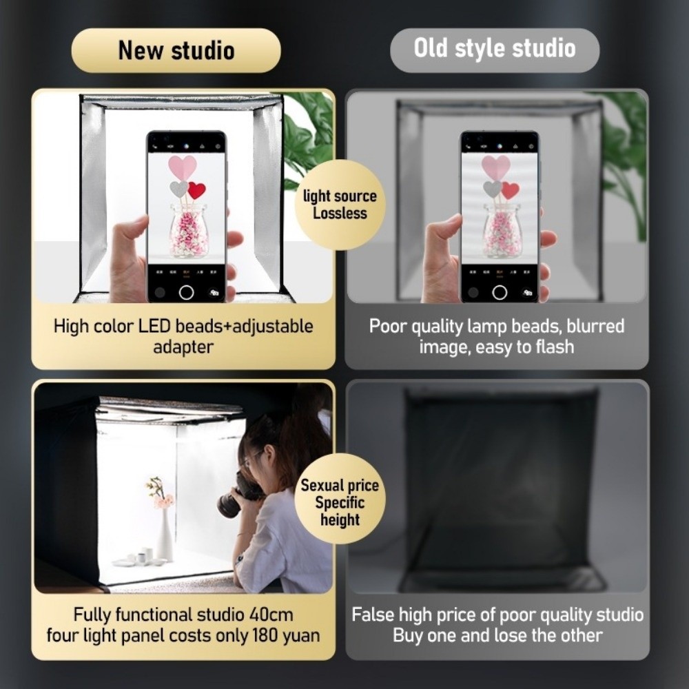 Caja de luz LED suave de 45/65 - Photography Lighting Board reseña y precio