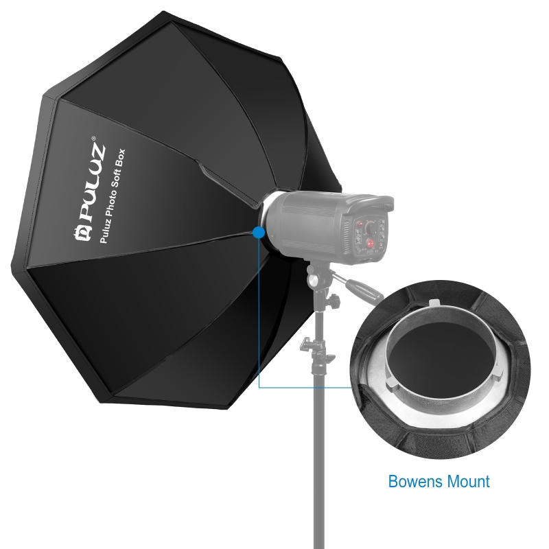 PULUZ-Caja difusora octagonal  - Photography Lighting With Flash reseña y precio