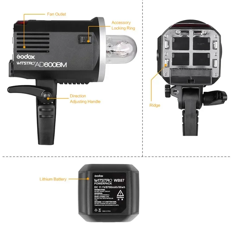 Flash de estudio portátil AD60 - Photography Lighting For Outdoors reseña y precio