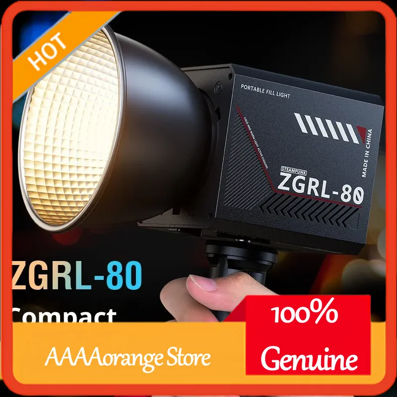 Luz LED de vídeo COB ZGRL80 de - Photography Lighting For Outdoors reseña y precio