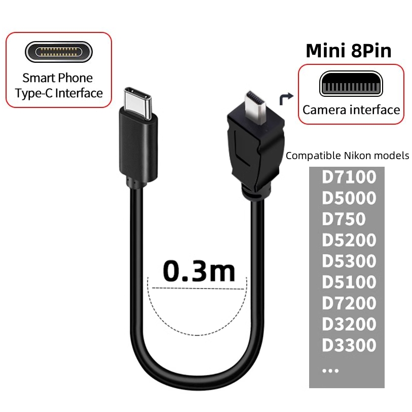 Cable de carga de transferenci - Nikon Camera D3500 reseña y precio
